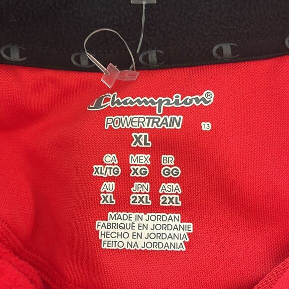 Men's Red Champion Lightweight Zip Up Size XL Polyester Sport Jacket NWOT - Picture 3 of 3